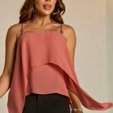 Blusa com sobreposição