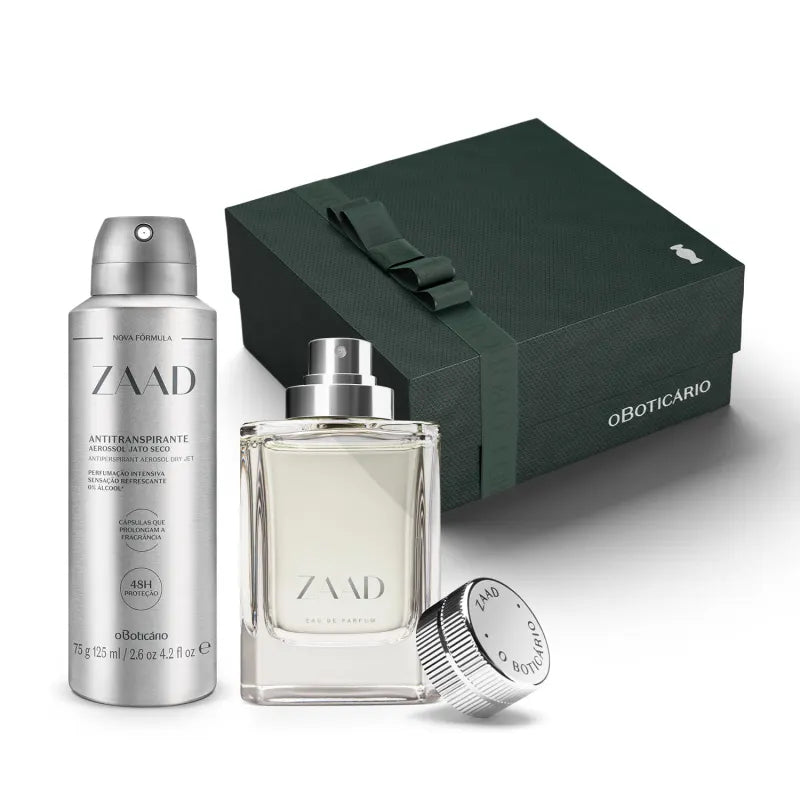 Combo Presente Dias dos Pais Zaad: Eau de Parfum 95ml + Desodorante 75g/125ml