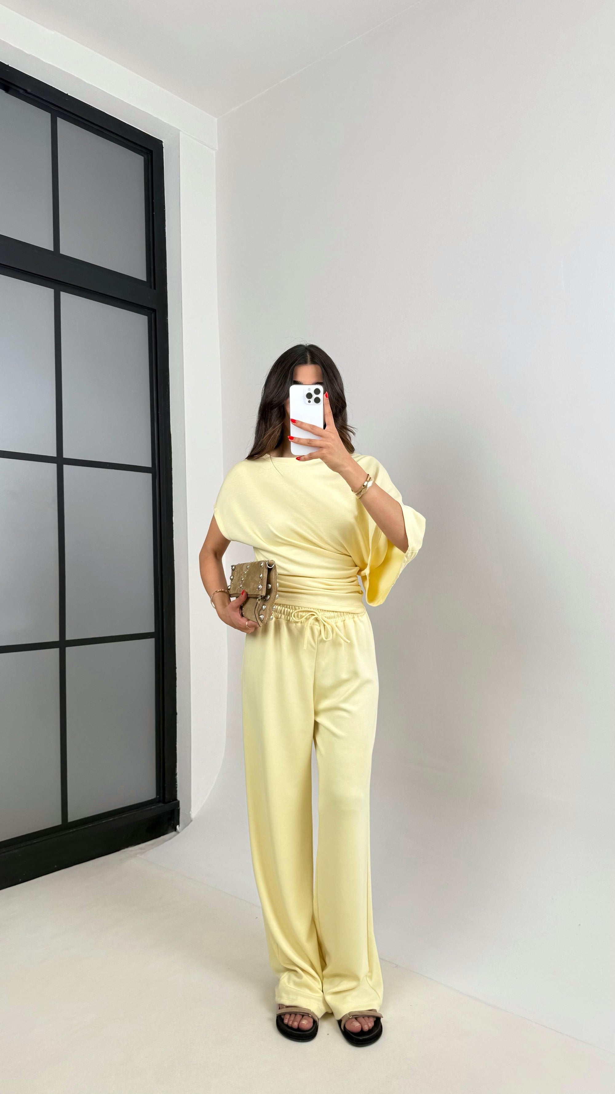 Conjunto calça e blusa Luar