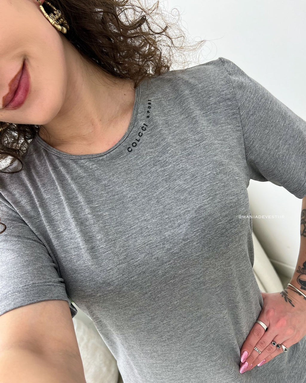 Camiseta Colcci Cinza 95843