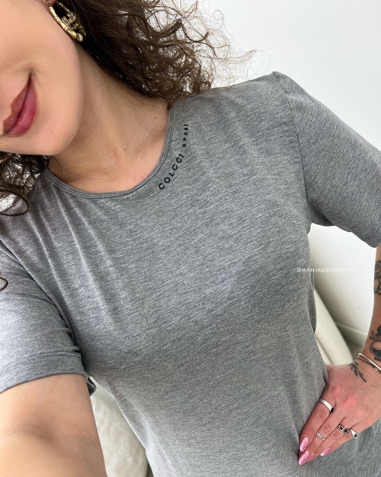 Camiseta Colcci Cinza 95843