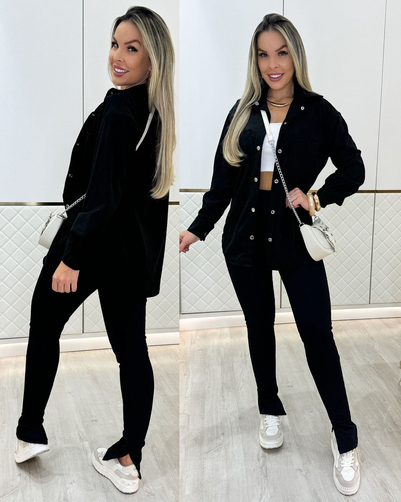 Camisa Cotelê Elisa 100156