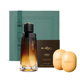 Combo Presente Dia dos Pais Malbec Pure Gold: Desodorante Colônia 100ml + Sabonete em Barra 2x80g + Caixa Presenteável
