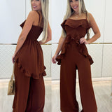 Conjunto Laguna Marrom 94638