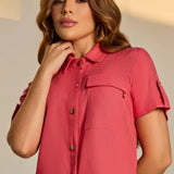 Camisa cropped