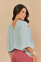 Blusa em Crepe