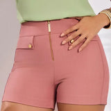 Bermuda Em Alfaiataria Com Elastano