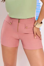 Bermuda Em Alfaiataria Com Elastano